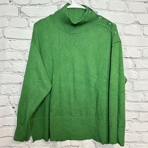 Banana Republic Green Knit Sweater